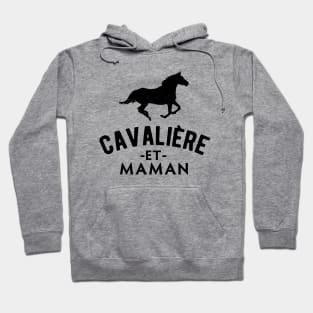 Maman cheval cavalière Hoodie